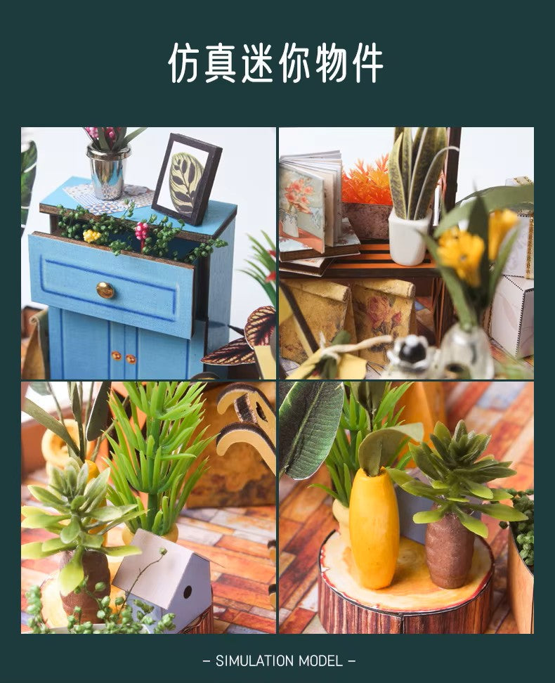 Casa de flores miniatura - Starry Sky