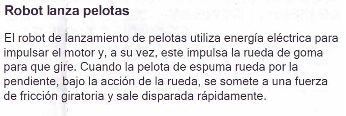 TX-29: Robot lanza pelotas