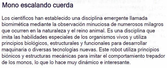 TX-31: Mono escalando cuerda