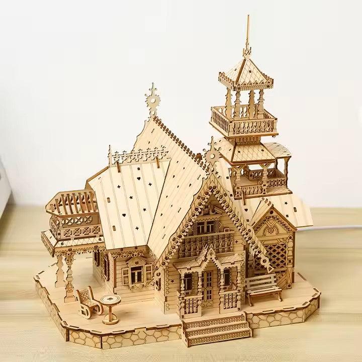 Villa con luz