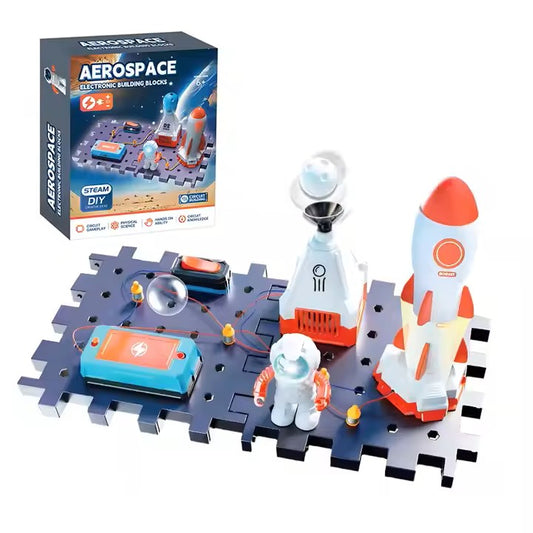 Juguete STEM - Circuito con bloques Aeroespaciales