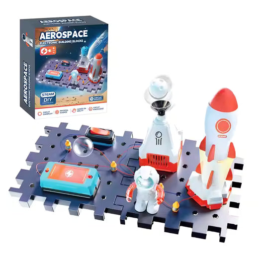 Juguete STEM - Circuito con bloques Aeroespaciales