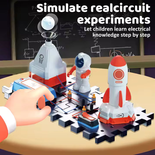 Juguete STEM - Circuito con bloques Aeroespaciales