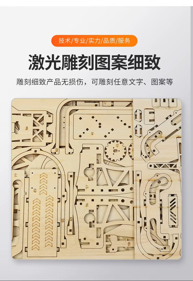 Marble Run de madera - modelo 1