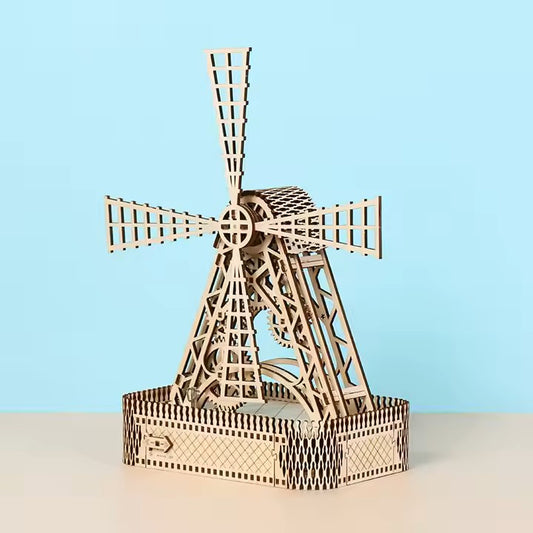 Molino de viento con movimiento