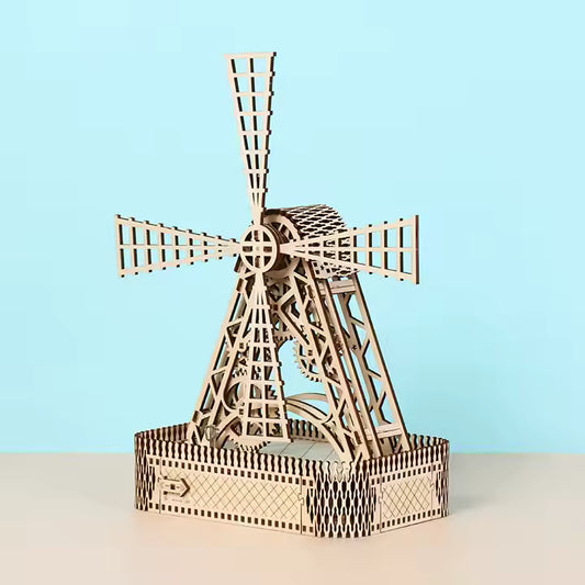 Molino de viento con movimiento
