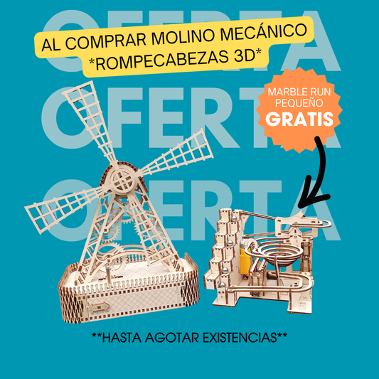 Molino mecánico y Marble Run pequeño