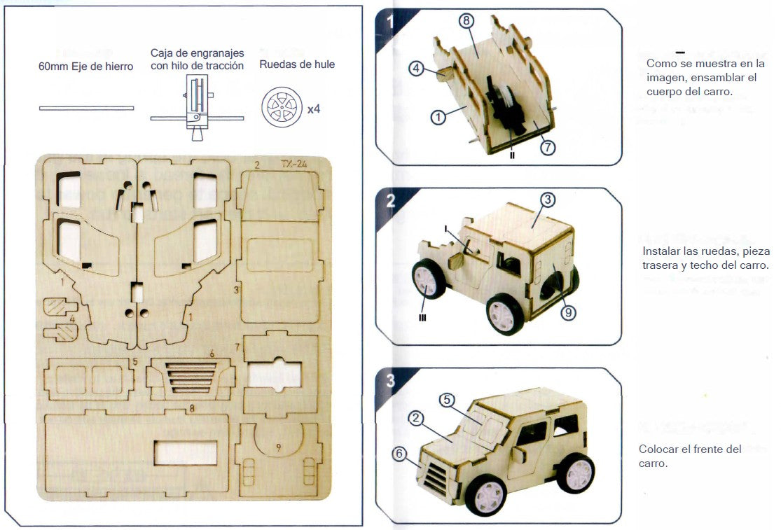 TX-24: Carrito de cuerda