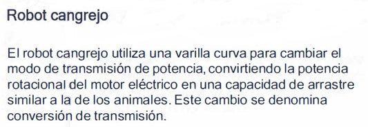 TX-32: Robot cangrejo