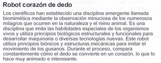 TX-34: Robot corazón de dedo