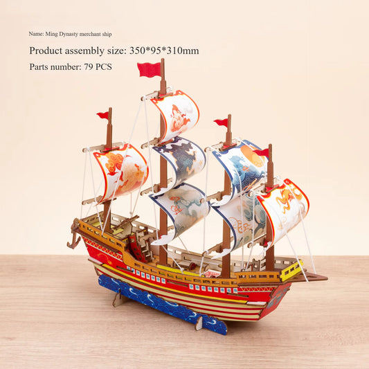 Velero de madera - Opción 1/3
