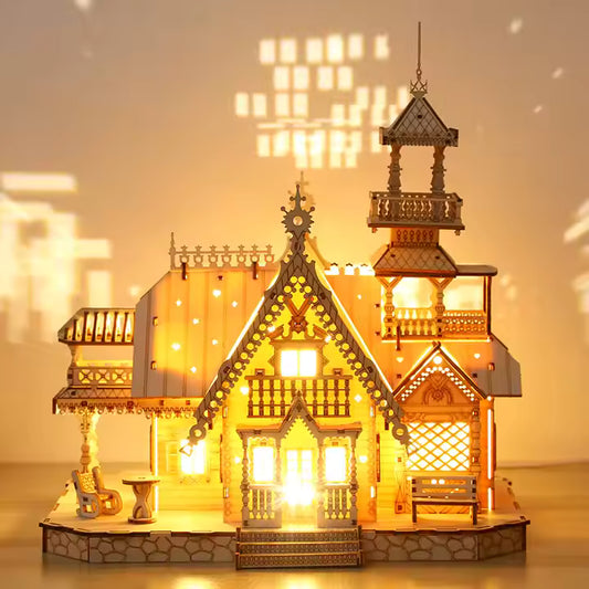Villa con luz