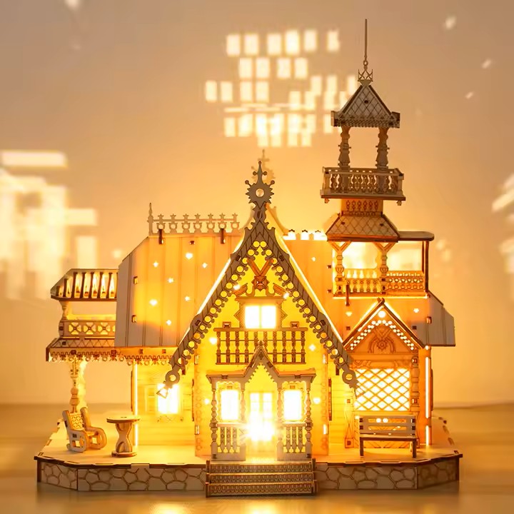 Villa con luz