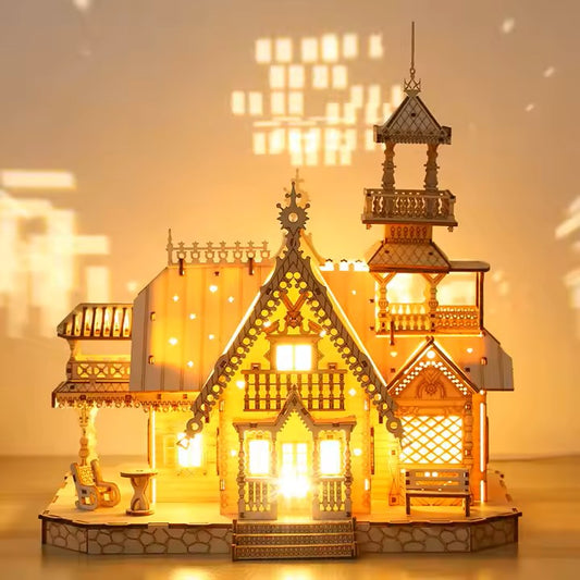 Villa con luz