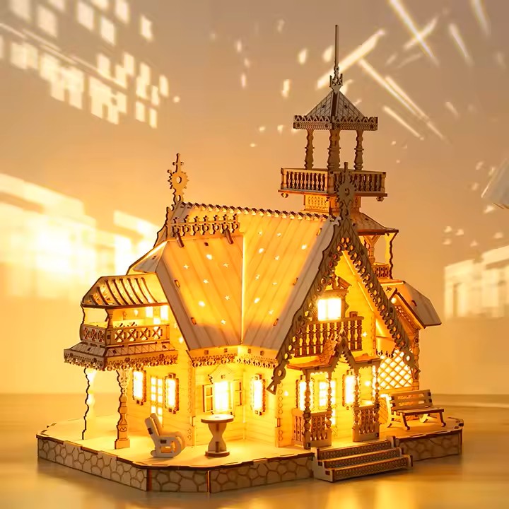 Villa con luz